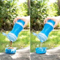 2-in-1 Drinking and Feeding Bottle for Pets
