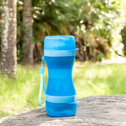 2-in-1 Drinking and Feeding Bottle for Pets