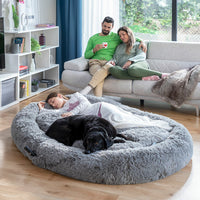 Anti-stress pet and human bed 